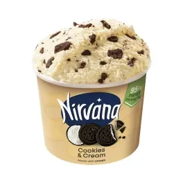 Nirvana Παγωτό Cookies & Cream Κύπελλο 150ml