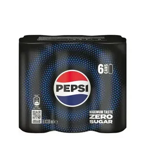 PEPSI zero sleek κουτί 6x330ml