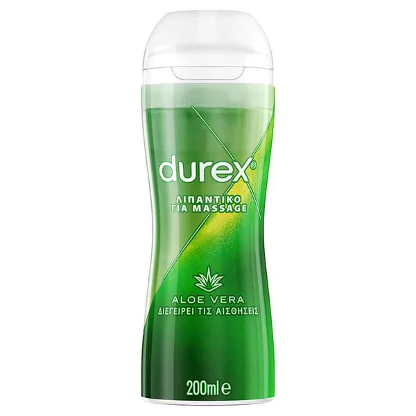 Durex Play Massage Aloe Λιπαντικό Gel 200ml.