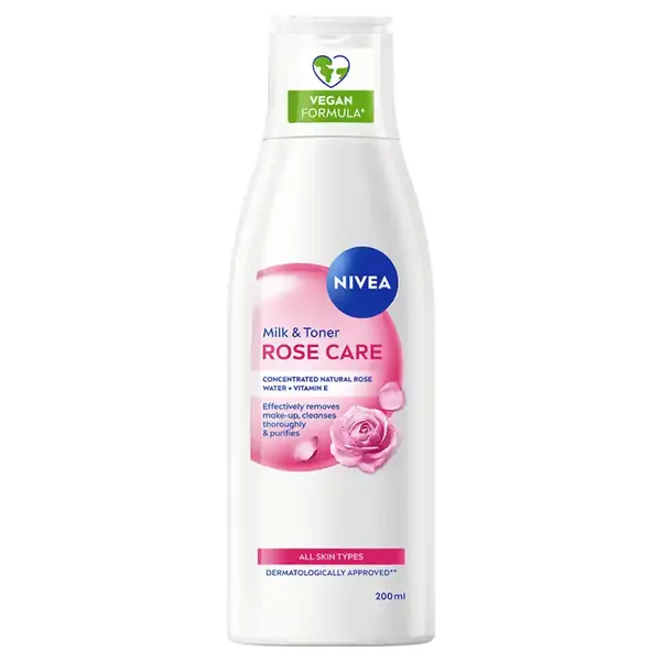 Nivea Γαλάκτωμα Καθαρισμού Με Ροδόνερο 200ml