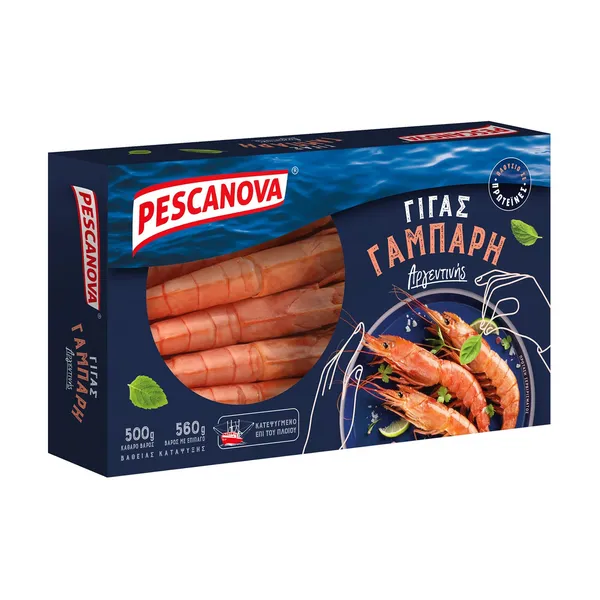 Γάμπαρη Γίγας PESCANOVA Αργεντινής 500g