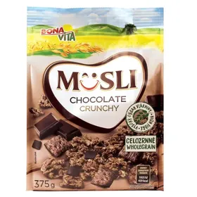 MUESLY CRUNCHY Chocolate, Fruits, Hazelnuts, Strawberry