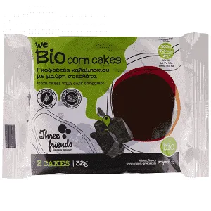 3S We Bio Καλαμπογκοφρέτα Μαύρη Σοκολάτα Χωρίς Γλουτένη 32gr