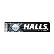 HALLS Καραμέλες Extra Strong Χωρίς ζάχαρη 32g