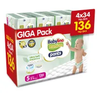Πάνα βρακάκι Pants Premium Babylino Nο5 10-16kg 4Χ34 τεμ