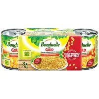 Bonduelle Καλαμπόκι Οικογενειακή Συσκευασία 3x170gr