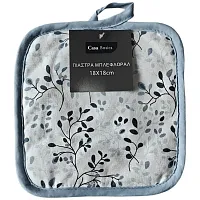 Casa Basics Πιάστρα Μπλέ Φλοράλ 18x18cm