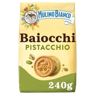MULINO BIANCO Μπισκότα Γεμιστά Baiocchi με Κρέμα Φιστικού 240g