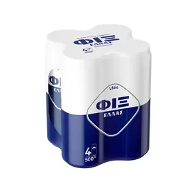 Άνευ Μπύρα 4x500ml