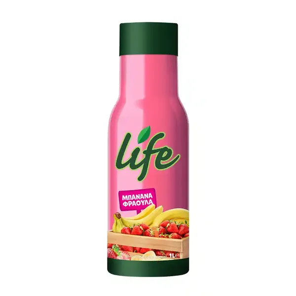 Δέλτα Life Χυμός Φράουλα Μπανάνα 1lt.