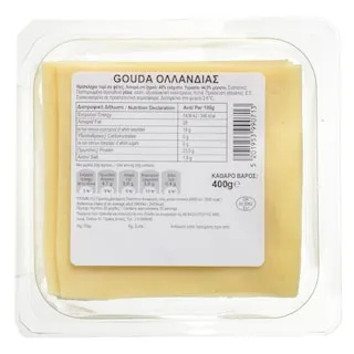 FRESH PACK Τυρί Γκούντα Ολλανδίας Φέτες 400g