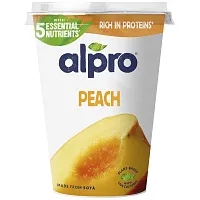 ALPRO Επιδόρπιο Σόγιας Ροδάκινο Vegan Χωρίς γλουτένη 500g