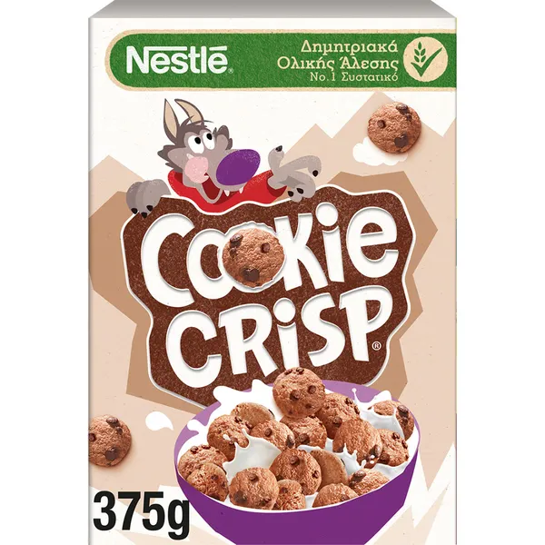 Nestle Cookie Crisp Δημητριακά Ολικής Άλεσης Μπισκότο 375γρ.