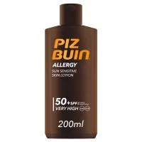 Αντηλιακή Λοσιόν Σώματος Sensitive SPF50+ Piz Buin 200ml