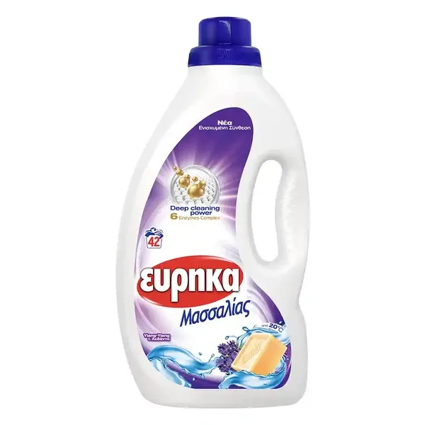 Υγρό πλυντηρίου ρούχων ΕΥΡΗΚΑ Μασσαλίας 42μεζ.