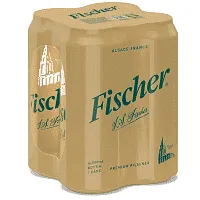 Μπύρα Pilsener Fischer Κουτί 4χ500ml