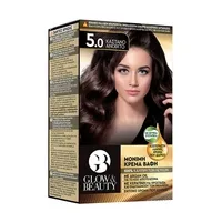 GLOW & BEAUTY Βαφή Μαλλιών Νο5 Καστανό Ανοιχτό 50ml