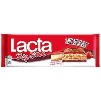 LACTA Σοκολάτα Big Time Cheesecake Φράουλα 300gr
