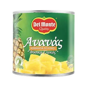 ΚΟΜΠΟΣΤΑ Χωρίς Ζάχαρη Mix Coctail, Ανανάς σε Κύβους, Ροδάκινο σε Φέτες