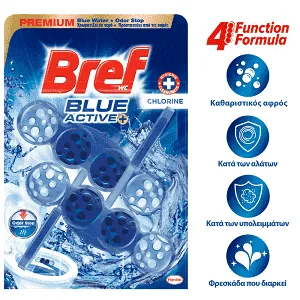Bref WC Block Blue Active Hygiene Duo 2x50gr