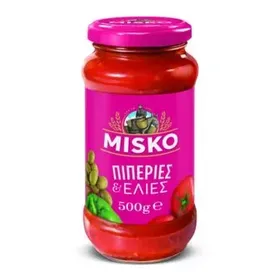 MISKO ΣΑΛΤΣΑ ΜΕ ΠΙΠΕΡΙΕΣ ΚΑΙ ΕΛΙΕΣ 400GR