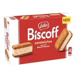 Lotus Biscoff Παγωτό Sandwich 4x80ml