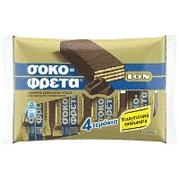 ΙΟΝ Σοκοφρέτα Γκοφρέτα Σοκολάτας Υγείας 4x38g