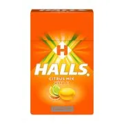 HALLS Vita C Καραμέλες Citrus Mix Χωρίς ζάχαρη 28g