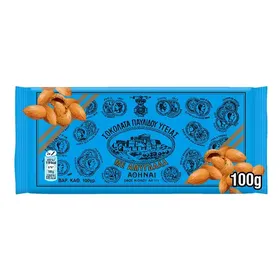 Σοκολάτα υγείας ΠΑΥΛΙΔΗΣ με αμύγδαλα 100γρ.