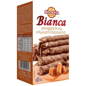 ΒΙΟΛΑΝΤΑ Γκοφρετίνια Bianca Αλμυρή Καραμέλα 160g