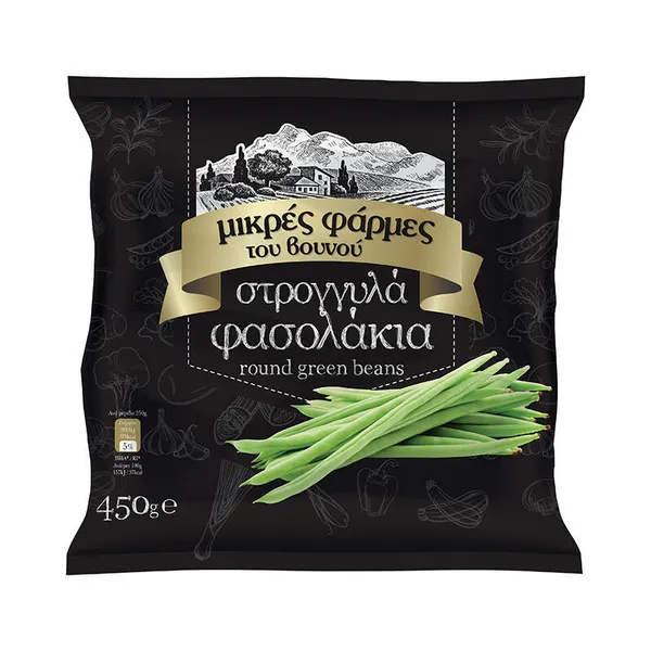 φασολάκια στρογγυλά ή πλατιά κτψ
