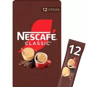 NESCAFÉ® CLASSIC STICKS ΣΤΙΓΜΙΑΙΟΣ ΚΑΦΕΣ 12x2g