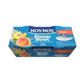 ΝΟΥΝΟΥ PowerBowl Ροδάκινο, Βρώμη & Λιναρόσπορος 2x175g