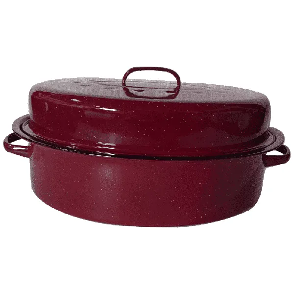 γάστρα με αντικολλητική επίστρωση μπορντό 42cm