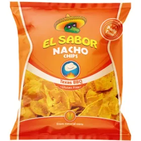 nacho καλαμπόκι & τυρί ή sour cream ή Texas bbq