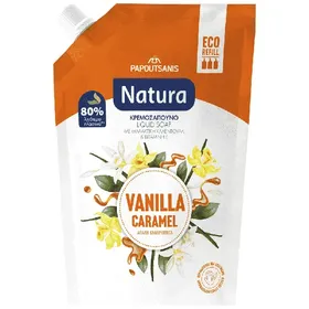 NATURA Κρεμοσάπουνο Vanilla Caramel Ανταλλακτικό 750ml