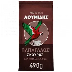 Καφές Ελληνικός Σκούρος Λουμίδης Παπαγάλος 490 g