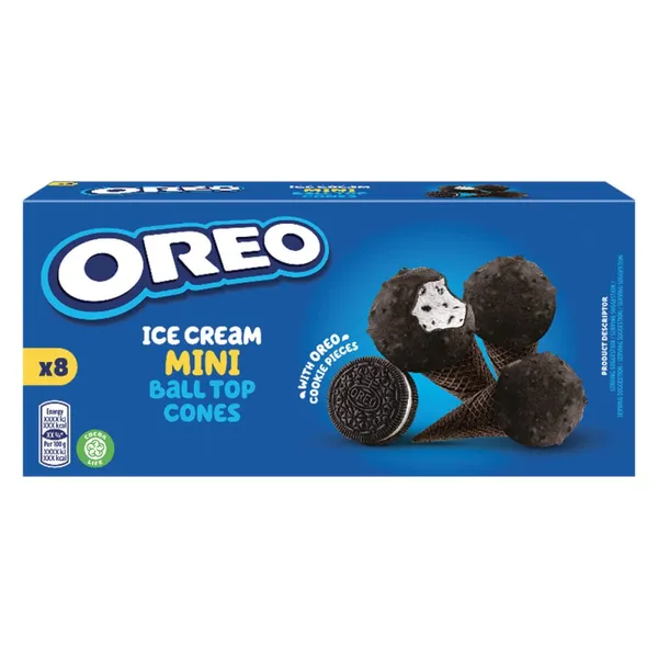OREO ICE CREAM MINI CONES x8