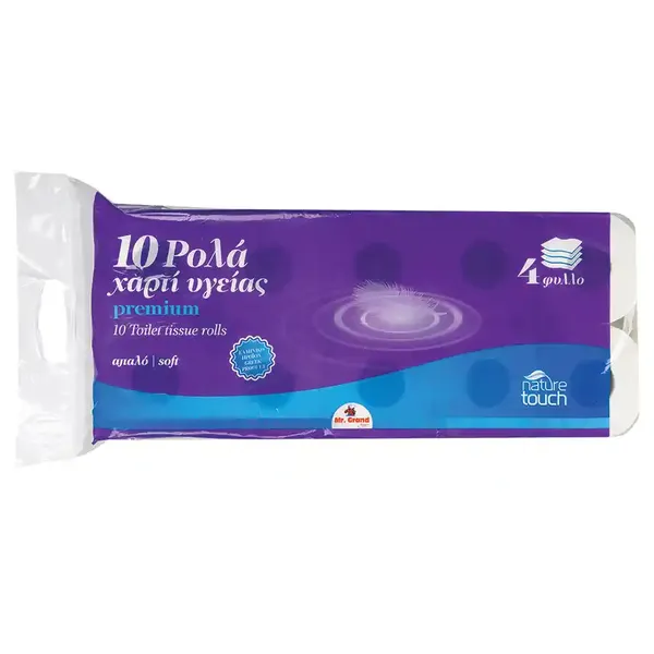 MrGrand Χαρτί Υγείας 4Φυλλο 140Φύλλα 10τεμ. 1kg.