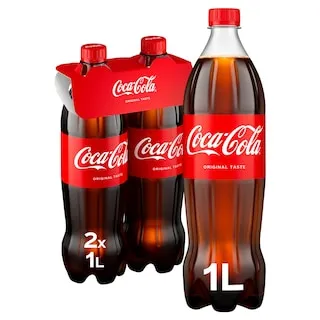 COCA COLA Αναψυκτικό Cola Φιάλη 2x1lt