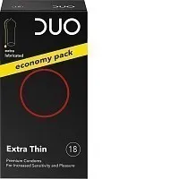 Duo Extra Thin Extra Lubricated 18  τεμ.
