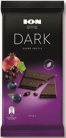 σοκολάτα υγείας κλασική ή υγείας 70% ή super fruits ή πορτοκάλι 90γρ.