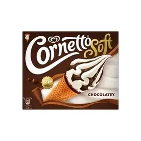 CORNETTO Soft Πύραυλος Σοκολάτα 4*91γρ