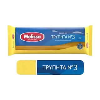 ΜΕΛΙΣΣΑ Μακαρόνια Τρυπητά Νο3 500g