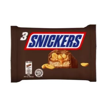 SNICKERS® Μπάρα Σοκολάτας σε Πολυσυσκευασία 3Χ50γρ.