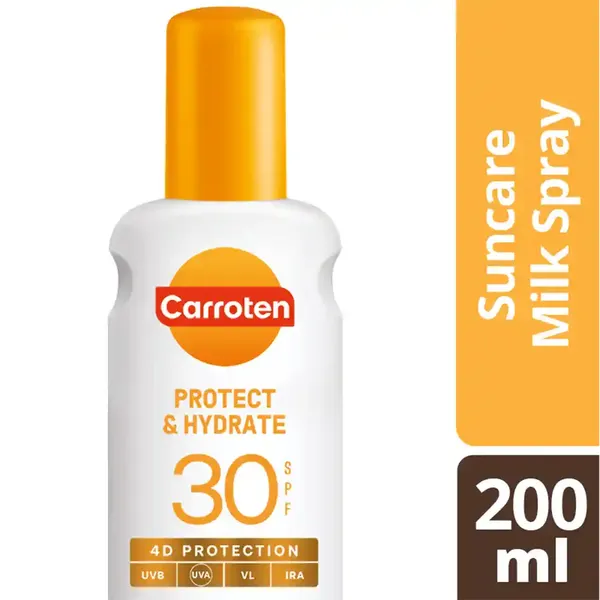 Carroten Αντηλιακό Γαλάκτωμα Σώματος Spray SPF30 200ml