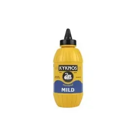 KYKNOS ΜΟΥΣΤΑΡΔΑ ΑΠΑΛΗ ΣΕ ΠΛΑΣΤΙΚΗ ΦΙΑΛΗ (BOTTOM UP) 500g