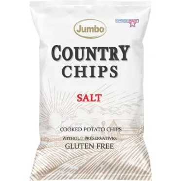 JUMBO ΧΩΡΙΣ ΓΛΟΥΤΕΝΗ COUNTRY CHIPS ΑΛΑΤΙ 150ΓΡ