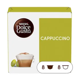 NESCAFE Dolce Gusto Καφές Cappuccino σε Κάψουλες 8x17g+8x6,3g