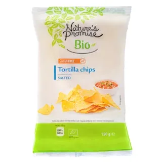 NATURES PROMISE BIO Τσιπς Τορτίγια Bio Αλάτι 150g